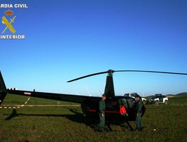 Interceptado un helicóptero con 400 kilos de hachís en La Janda