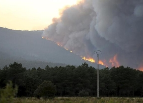 Continúan activos dos incendios en Villablino y Ponferrada