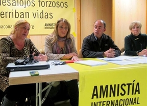 Amnistía Internacional pide el fin de los desalojos y respeto del derecho a "viviendas más dignas"