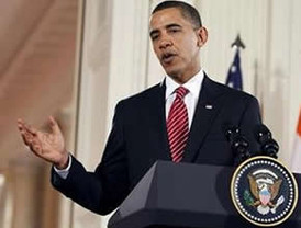 Promete Barak Obama días mejores en su primer mensaje por Día de Acción de Gracias