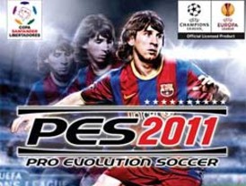 Messi, imagen de Pro Evolution Soccer 2011, juega a FIFA