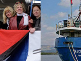 La Armada israelí acecha al barco 'Rachel Corrie' en su camino hacia Gaza