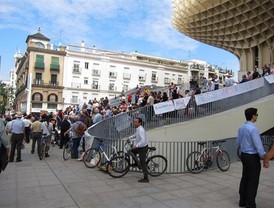 Los 'indignados' del 15M en Sevilla convocan una manifestación el próximo domingo