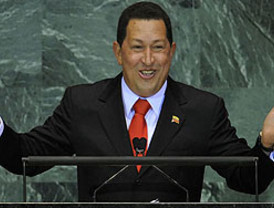 Chávez hace de la ONU su 'club de la comedia'