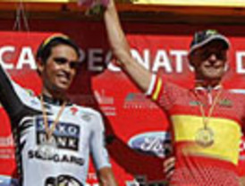 Contador se confía y José Joaquín Rojas 'le roba' el maillot de campeón de España