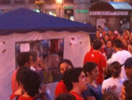 Los antiabortistas copian a los 'indignados' y acampan en Sol