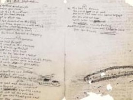 Subastan manuscrito de famosa canción de Bob Dylan
