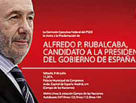 Rubalcaba ya tiene 'cartel'