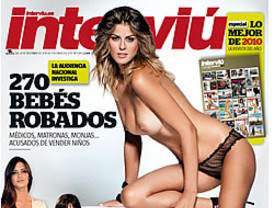 Débora Araújo despide desnuda el año en 'Interviú'
