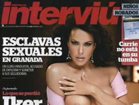 La supuesta enemiga de Sara Carbonero, Gaby Elizalde, se desnuda para 'Interviú'