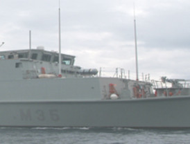 El cazaminas 'Tambre' regresa a Cartagena tras finalizar su asignación a la Agrupación Naval de la OTAN