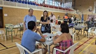 Villanueva de la Cañada acoge a evacuados por incendios forestales en el Pabellón Cubierto