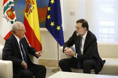 Rajoy y Kuczynski defienden inversiones mutuas y se preocupan por Venezuela
