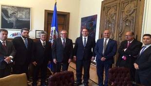 Ramos Allup se reúne con Almagro antes de sesión de Carta Democrática en OEA