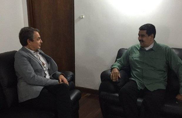 Maduro dice que con Zapatero sostuvo 'fructífera' reunión por el diálogo