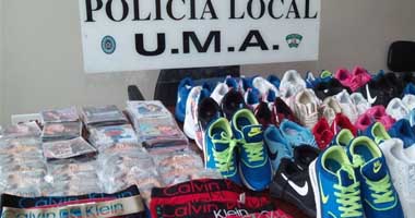 Incautados en Sevilla 3.000 artículos deportivos falsos