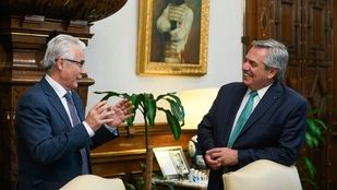 Alberto Fernández recibió al jurista español Baltazar Garzón