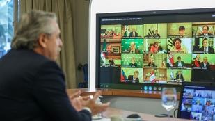 Sánchez y Fernández pidieron una respuesta conjunta frente a la crisis mundial desatada por el coronavirus