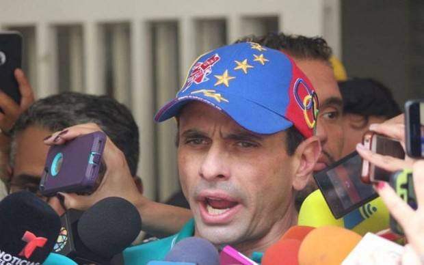 Capriles: Mientras Ramos Allup esté en la MUD, yo no voy a seguir allí