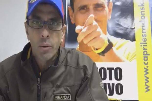 Anularon pasaporte a Capriles en Maiquetía