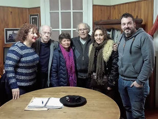 Adolfo Pérez Esquivel se comprometió con la lucha de socios y trabajadores del Centro Gallego