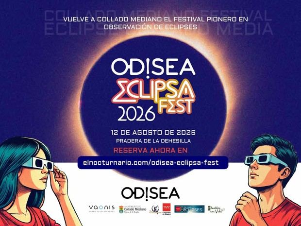 Collado Mediano se prepara para el Odisea Eclipsa Fest 2026, un evento astronómico destacado