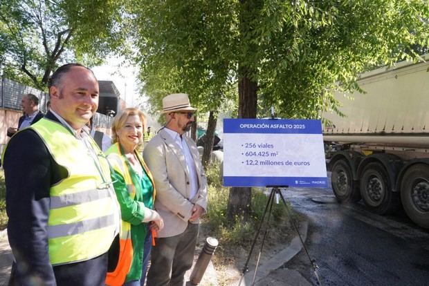 Inicia la renovación del pavimento en 256 calles de Madrid con la Operación Asfalto 2025