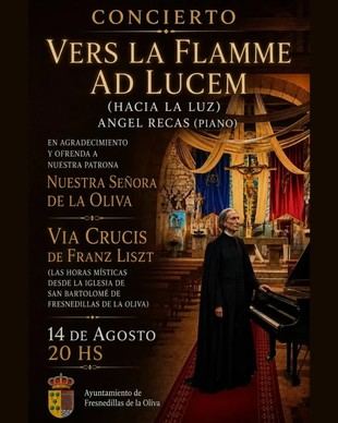 Concierto de piano en la Iglesia de San Bartolomé en Fresnedillas de la Oliva