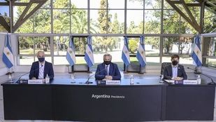 Alberto, Kicillof y Larreta en una nueva extensión de la cuarentena