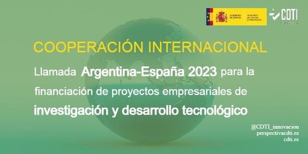 Abrió el plazo de presentación de propuestas de la Llamada conjunta de cooperación tecnológica entre Argentina y España