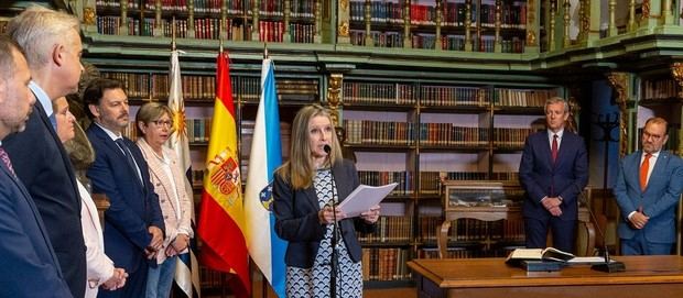 Rueda destacó el nombramiento de la nueva delegada de la Xunta de Galicia en Montevideo