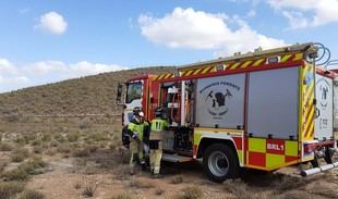Incendio en Pechina deja dos heridos por inhalación de humo