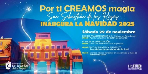 San Sebastián de los Reyes se prepara para una espectacular inauguración navideña el 29 de noviembre