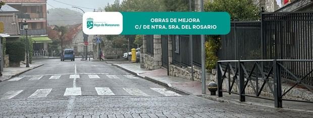 Hoyo de Manzanares comienza la remodelación de la Calle Ntra. Sra. del Rosario