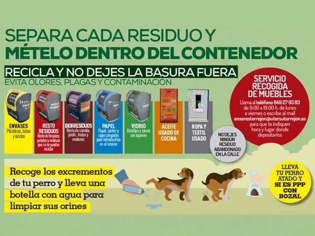 Torrejón de Ardoz ofrece servicio gratuito para recogida de muebles al 649 279 383