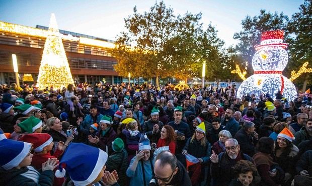 Navidad ilumina la Plaza de la Constitución en Rivas el 29 de noviembre