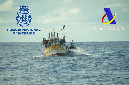 Interceptan en Canarias barco venezolano con casi dos toneladas y media de cocaína