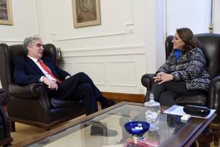 El Embajador Sandomingo fue recibido por la intendenta de Rosario