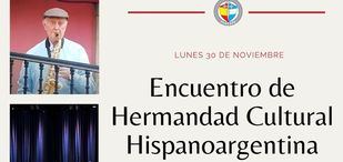 Este lunes se realizará un encuentro de hermandad cultural hipano. Argentina con un homenaje a Rogelio Bello
