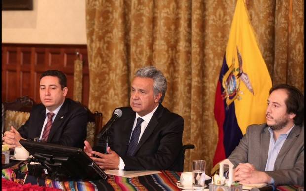 Lenín Moreno designó a nueva vicepresidenta en Ecuador