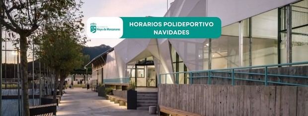 Horarios del Polideportivo Las Eras en Hoyo de Manzanares durante las fiestas navideñas