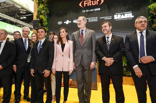 Los Reyes en la inauguración de FITUR 2025