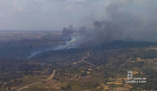La Junta rebaja a nivel 0 el fuego de Fermoselle (Zamora) que ha afectado a casi 2.000 hectáreas