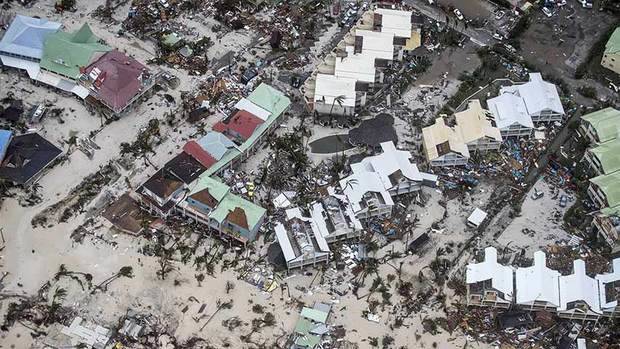8 muertos en la parte francesa de San Martín por el huracán Irma
