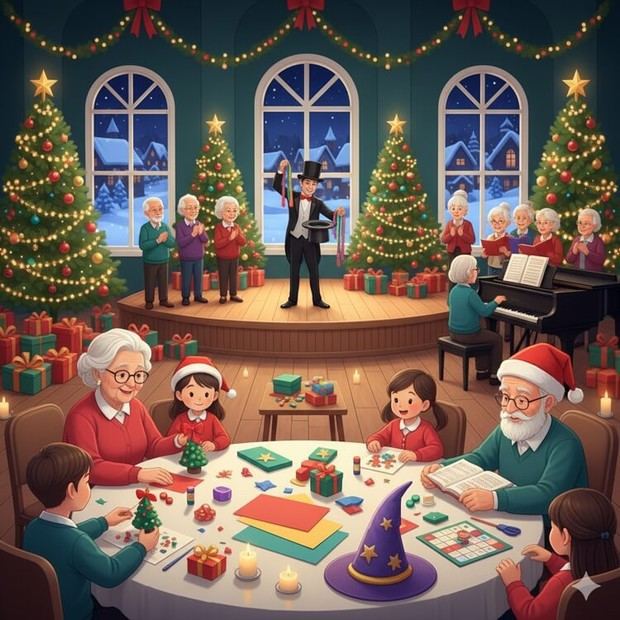 Moralzarzal celebra la Navidad con actividades para mayores en El Hogar