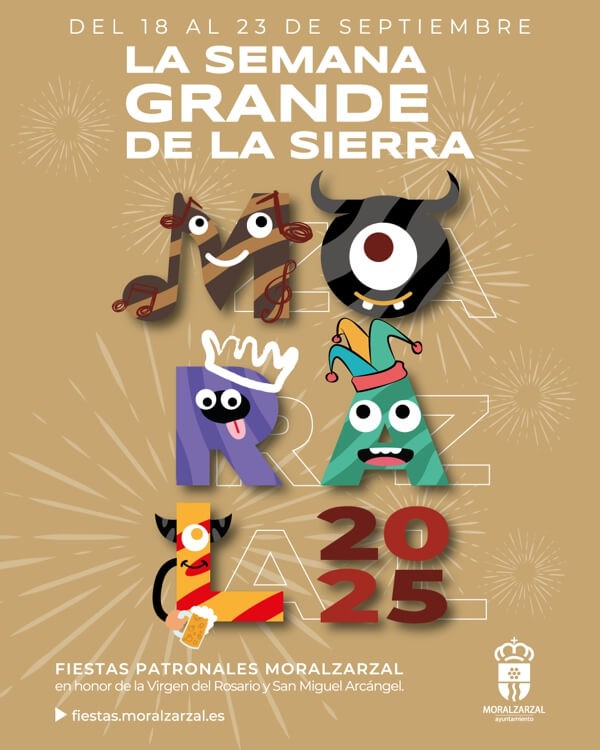 Las Fiestas Patronales de Moralzarzal se celebrarán del 18 al 23 de septiembre de 2025