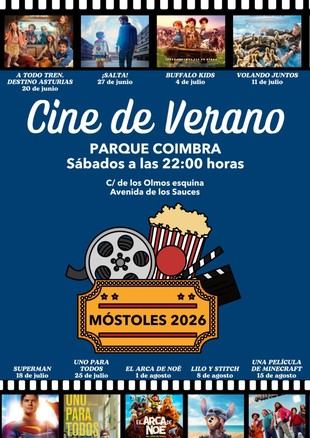Cine de Verano en Móstoles: proyecciones familiares los sábados de junio a agosto