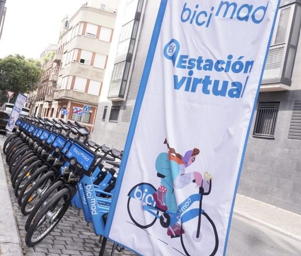 Bicimad lanza estaciones virtuales para mejorar el servicio en Madrid