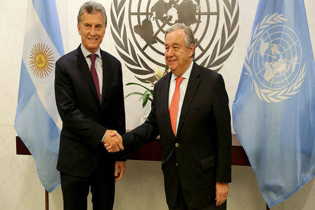 Macri pide a Guterres garantizar asistencia humanitaria a Venezuela