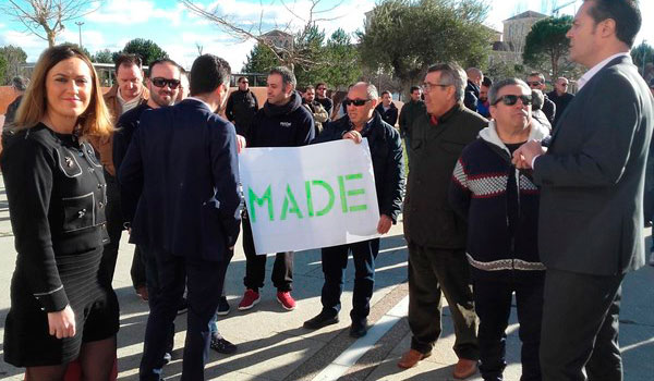 Las Cortes apoyan la continuidad de Made en Medina del Campo y se solidarizan con los trabajadores